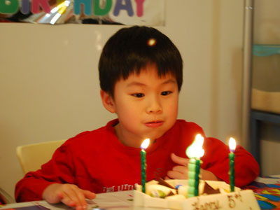 Blowing Birthday Candles